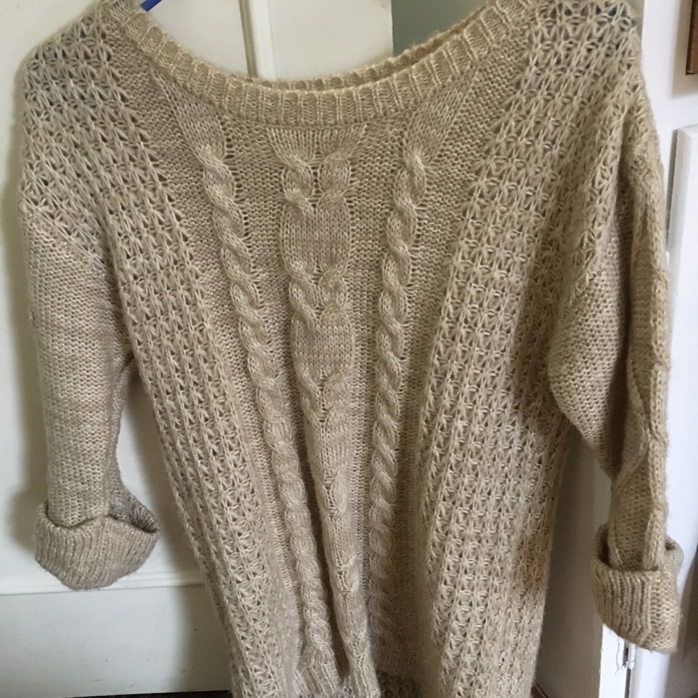 Cream sweater
